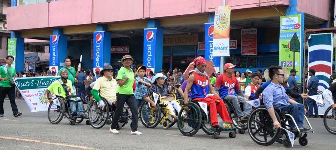 PWD Group Joined the 79th Araw ng Davao Parade